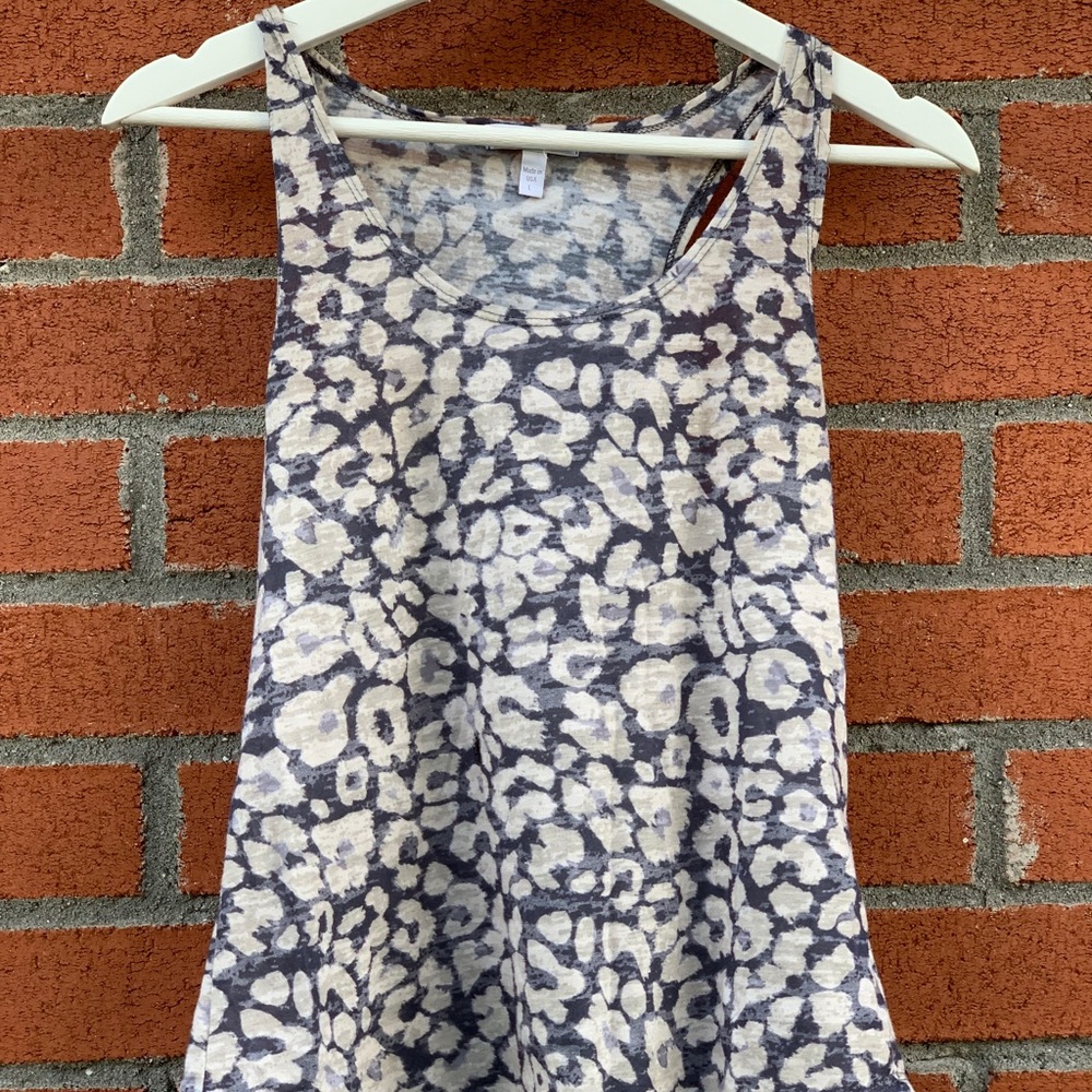 Cheetah print tank
